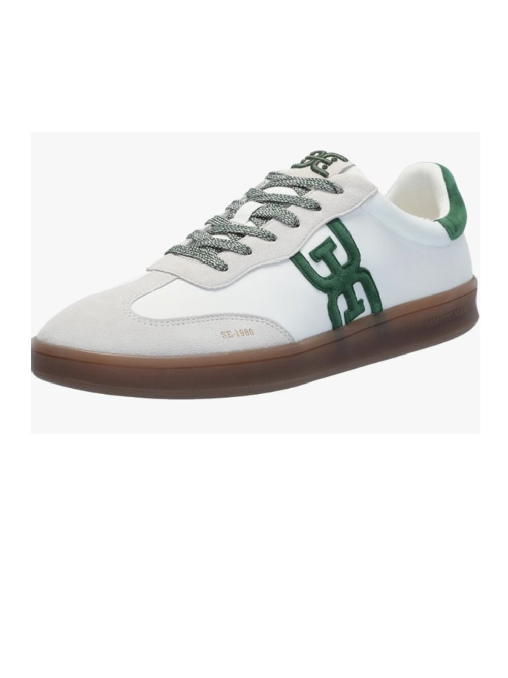 Sam Edelman Tenny Sneakers Bright White Bright Pine - Size 8 - New in Box